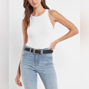 Body Contour Silky High Neck Brief Bodysuit